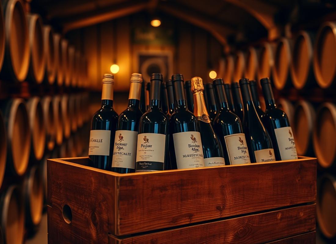 Caja de vinos de la Reserva ORVANE en cava